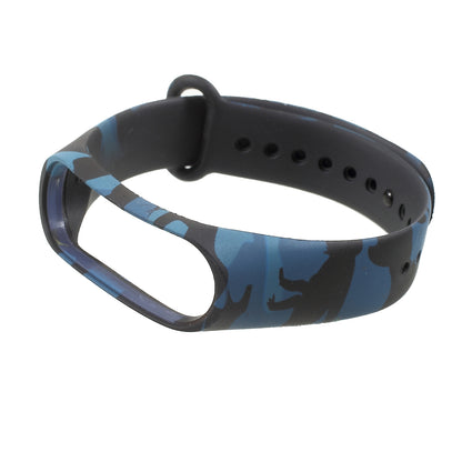 Camouflage Soft Silicone Watch Strap Band for Xiaomi Mi Band 3