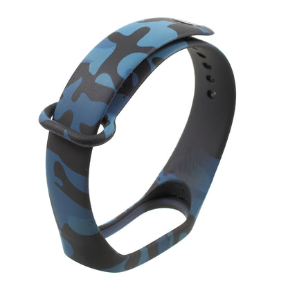 Camouflage Soft Silicone Watch Strap Band for Xiaomi Mi Band 3