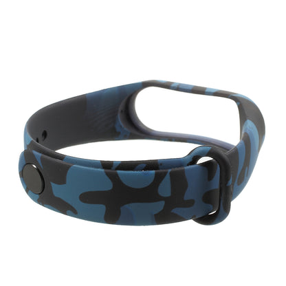 Camouflage Soft Silicone Watch Strap Band for Xiaomi Mi Band 3