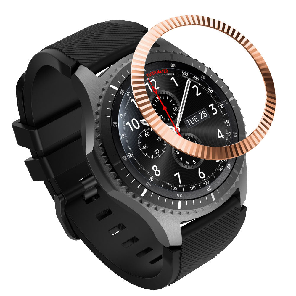 Fabric Material Watch Frame Replacement for Samsung Gear S3 Frontier