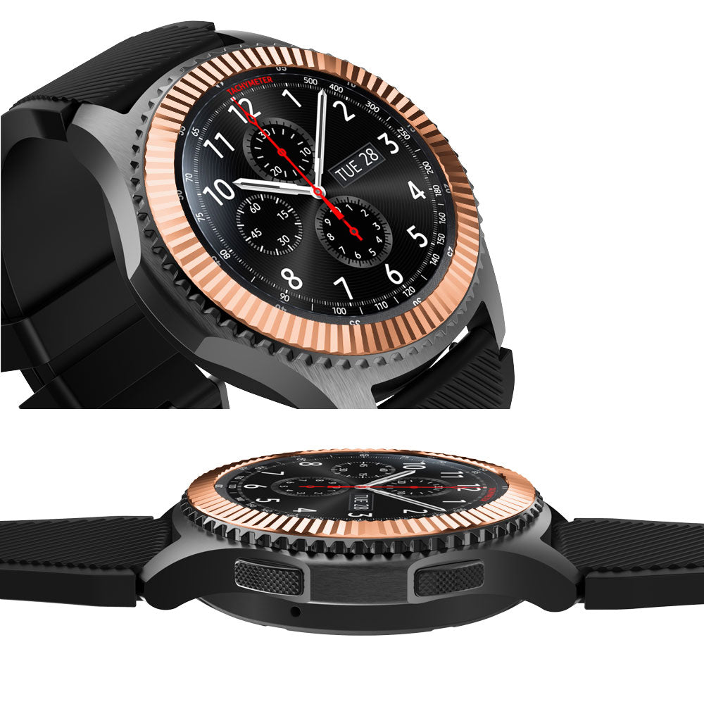 Fabric Material Watch Frame Replacement for Samsung Gear S3 Frontier