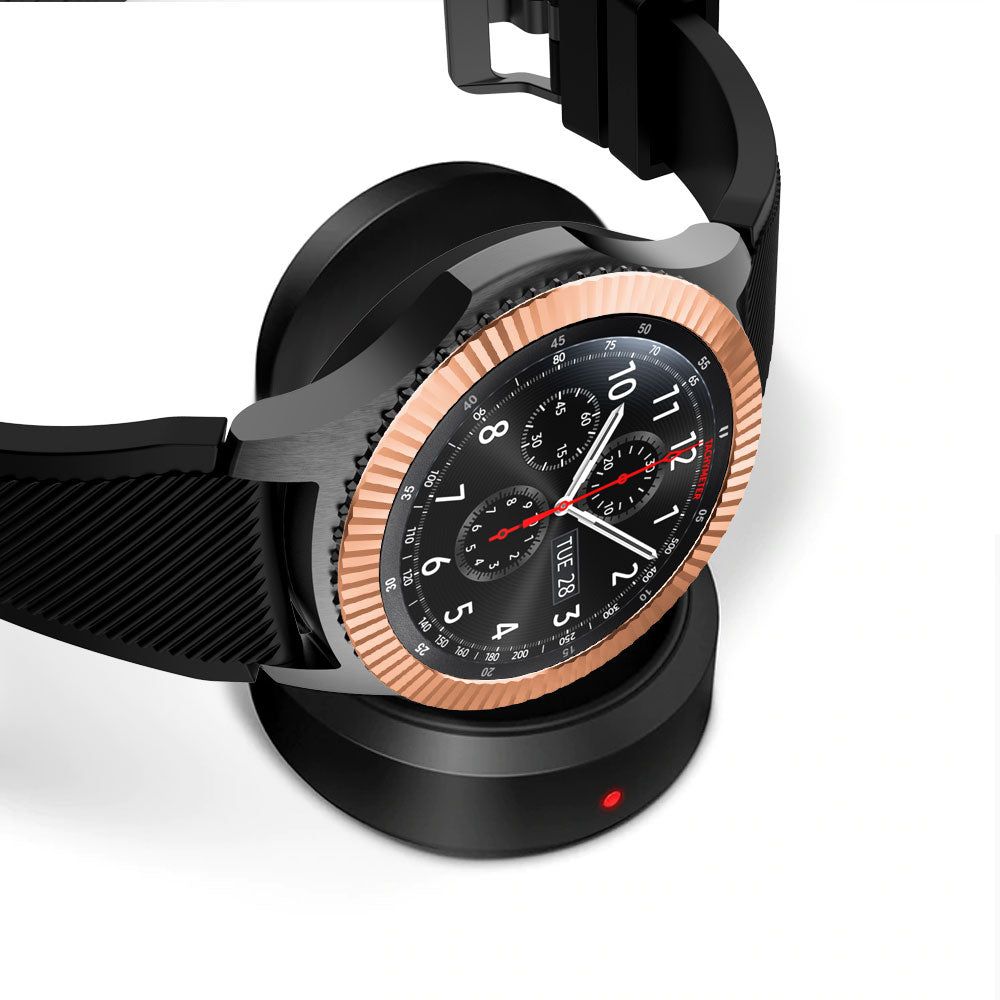 Fabric Material Watch Frame Replacement for Samsung Gear S3 Frontier