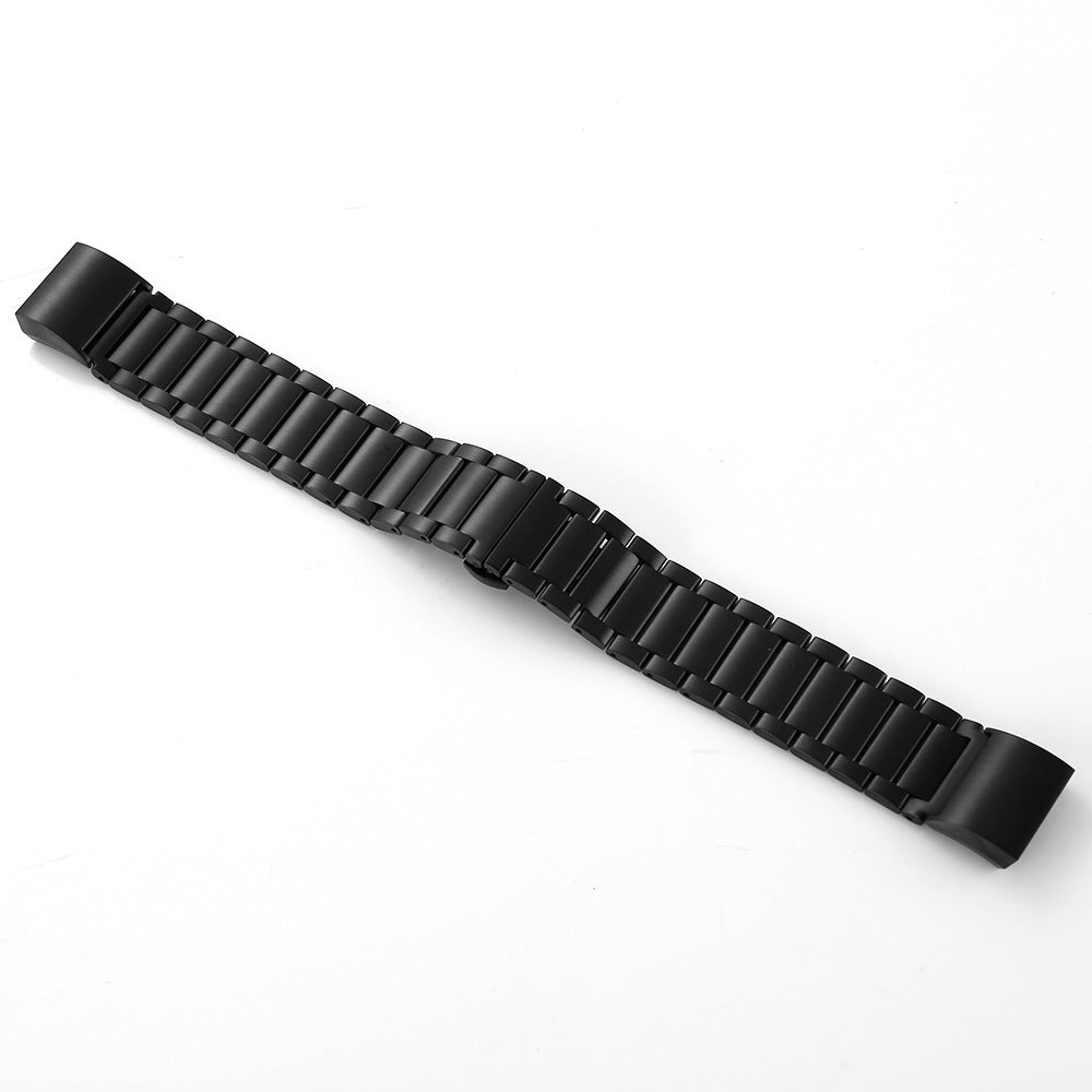 Three Beads Stainless Steel Watch Band Strap for Fitbit Charge 2