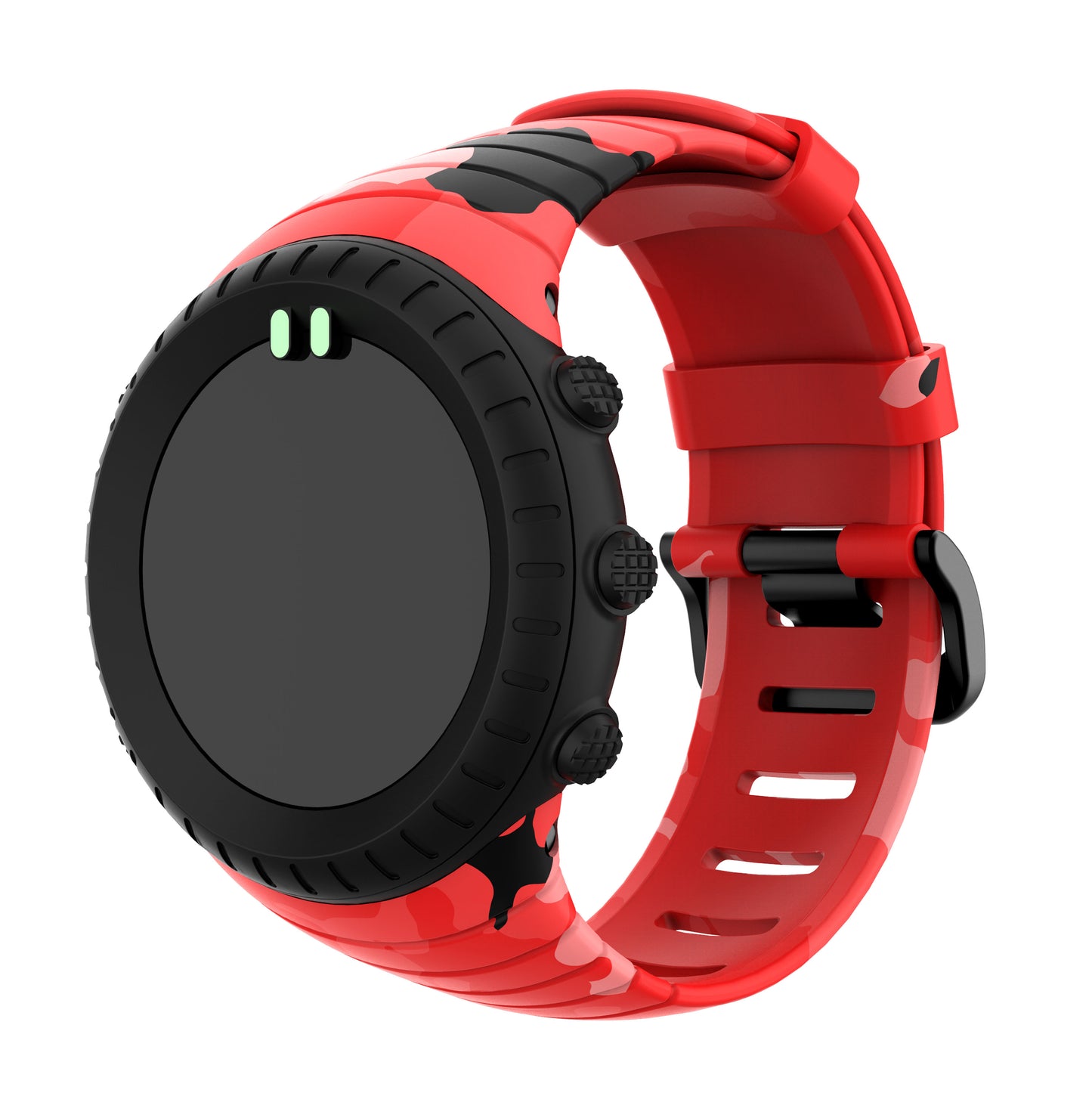 Camouflage Silicone Smart Watch Band for Suunto Core