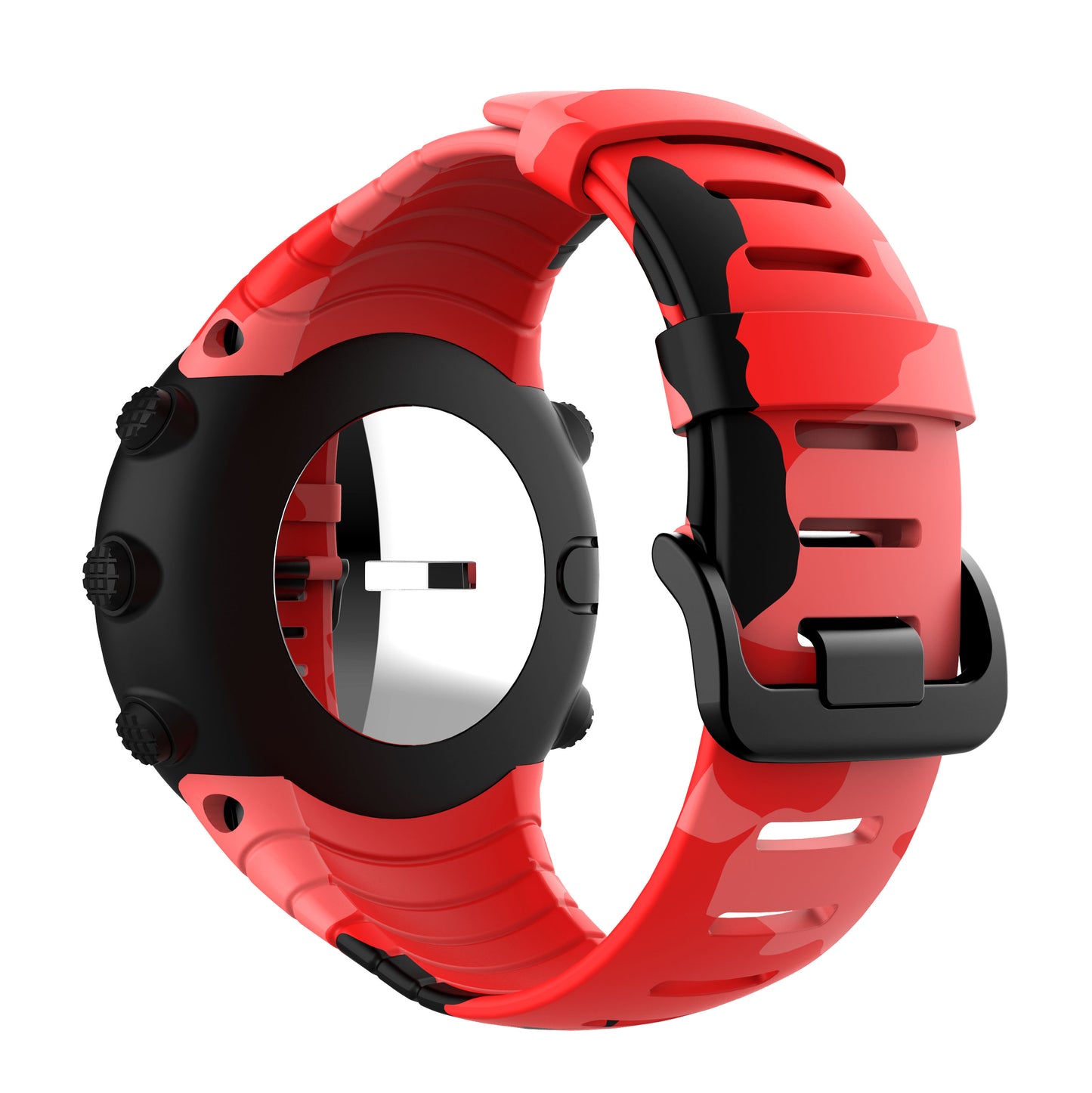 Camouflage Silicone Smart Watch Band for Suunto Core