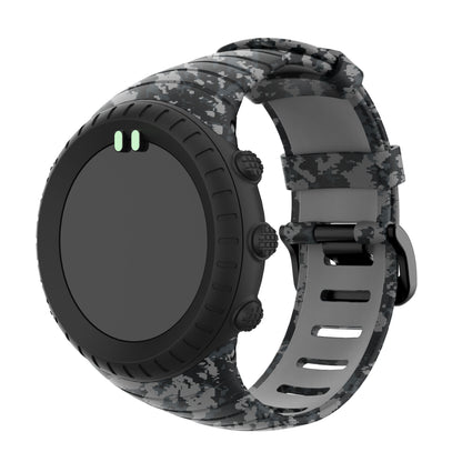 Camouflage Silicone Smart Watch Band for Suunto Core