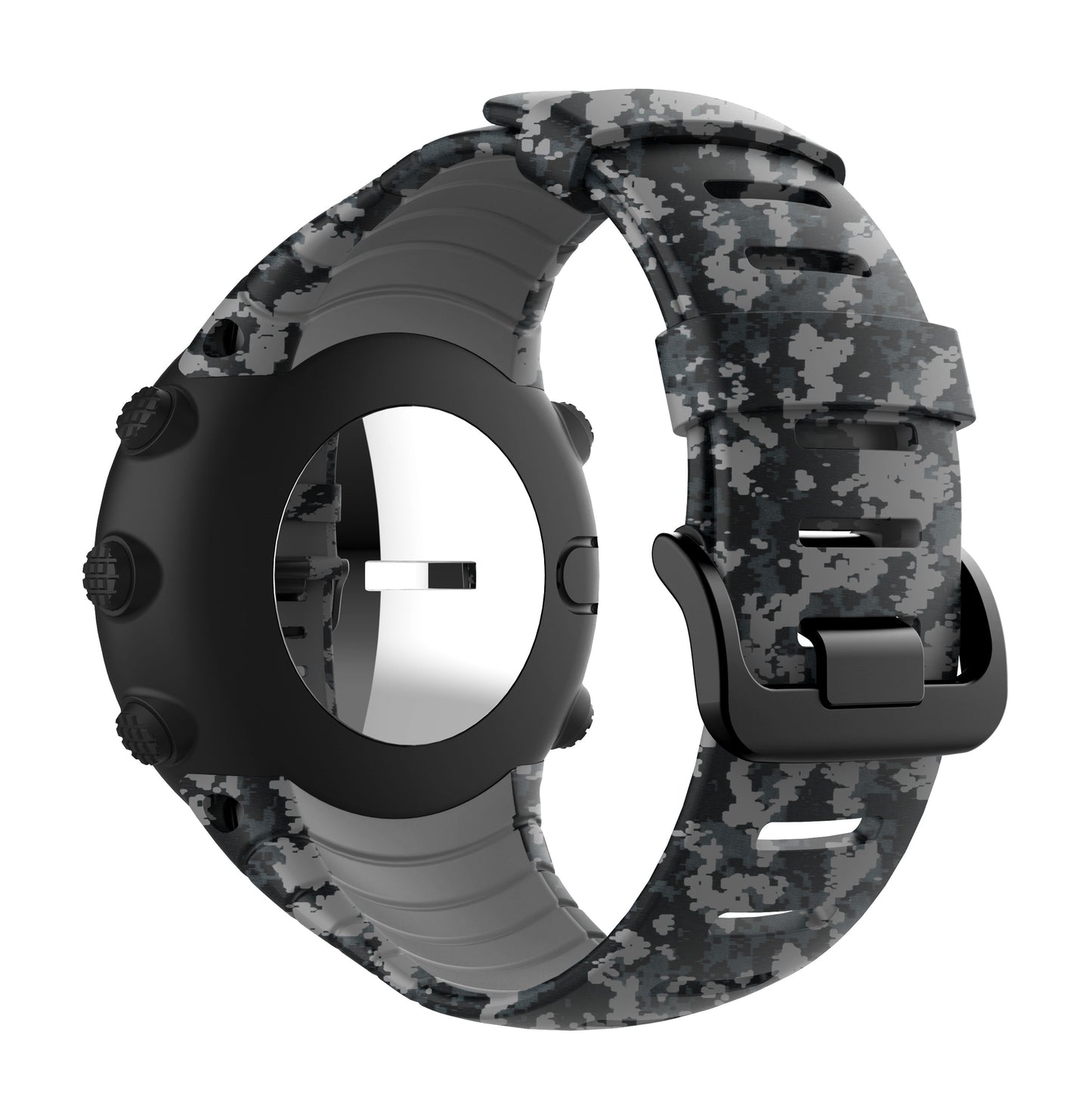 Camouflage Silicone Smart Watch Band for Suunto Core