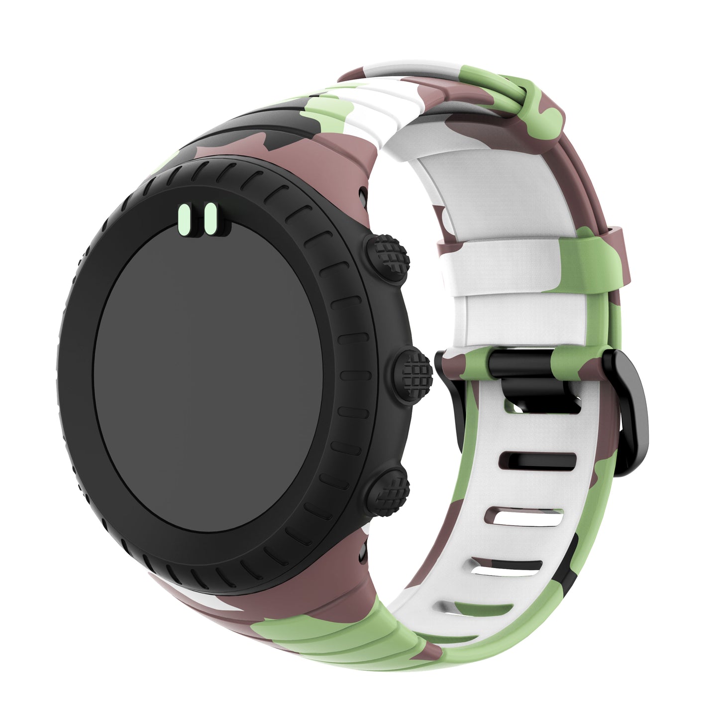 Camouflage Silicone Smart Watch Band for Suunto Core