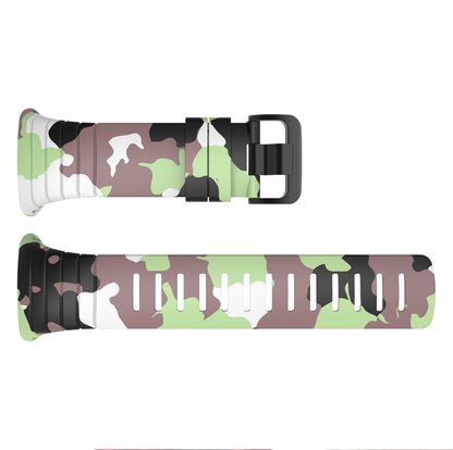 Camouflage Silicone Smart Watch Band for Suunto Core