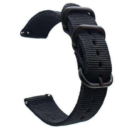 20mm Nylon Watch Band Strap 20mm for Samsung Galaxy Watch4 Classic 46mm 42mm/Watch4 44mm 40mm/Watch Active 2/Huawei Watch GT 42mm