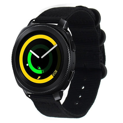 20mm Nylon Watch Band Strap 20mm for Samsung Galaxy Watch4 Classic 46mm 42mm/Watch4 44mm 40mm/Watch Active 2/Huawei Watch GT 42mm