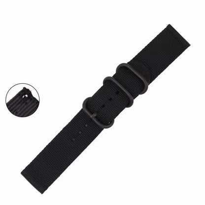 20mm Nylon Watch Band Strap 20mm for Samsung Galaxy Watch4 Classic 46mm 42mm/Watch4 44mm 40mm/Watch Active 2/Huawei Watch GT 42mm