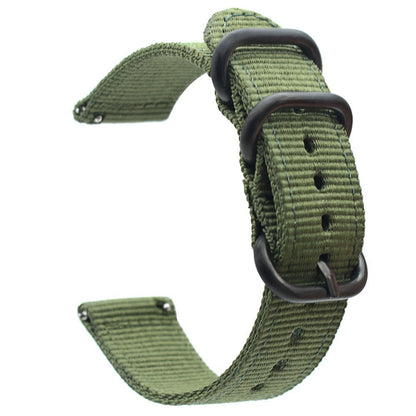 20mm Nylon Watch Band Strap 20mm for Samsung Galaxy Watch4 Classic 46mm 42mm/Watch4 44mm 40mm/Watch Active 2/Huawei Watch GT 42mm