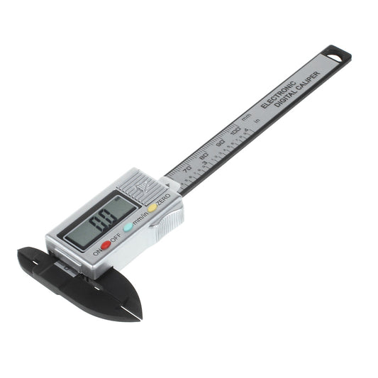 Carbon Fiber Composite Digital LCD Vernier Caliper 4-inch/100mm Measurement Tool