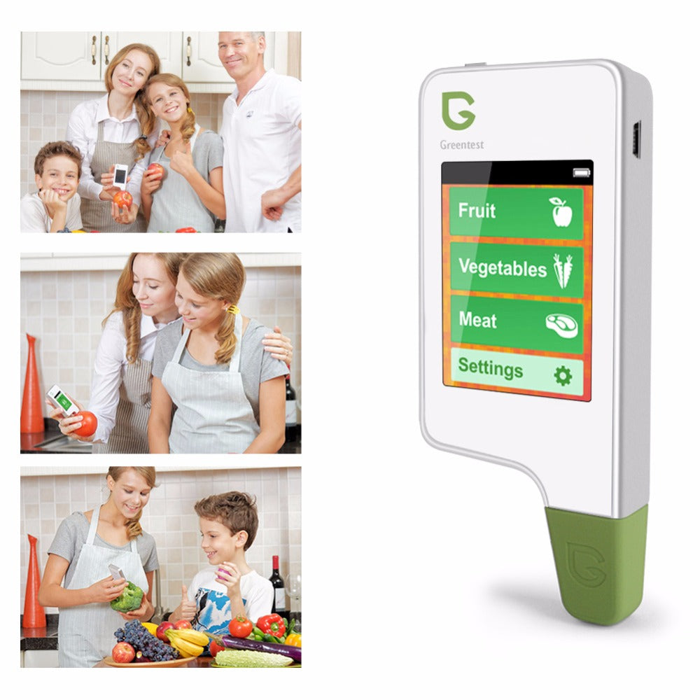 GREENTEST 2 Digital Food Nitrate Tester Fruit Vegetable Meat Nitrate Detection Safety - EU Plug