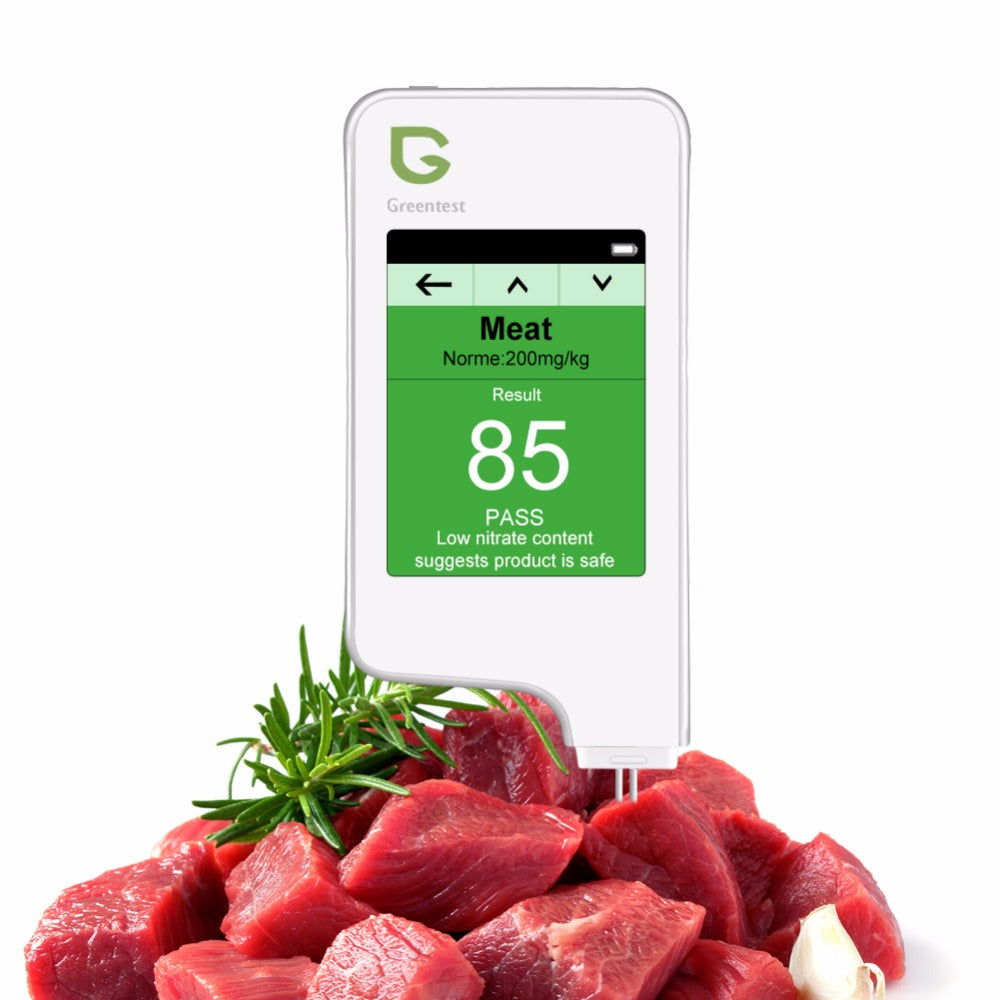 GREENTEST 2 Digital Food Nitrate Tester Fruit Vegetable Meat Nitrate Detection Safety - EU Plug