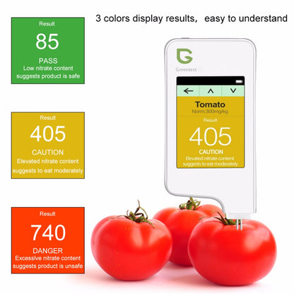 GREENTEST 2 Digital Food Nitrate Tester Fruit Vegetable Meat Nitrate Detection Safety - EU Plug