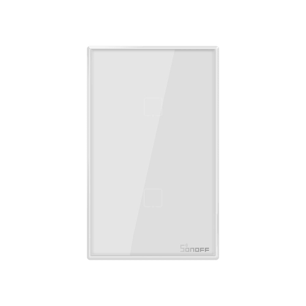 SONOFF T0US2C-TX 120 WiFi Smart Switch APP Remote Control for Alexa Google Home US Plug - 2 Gang