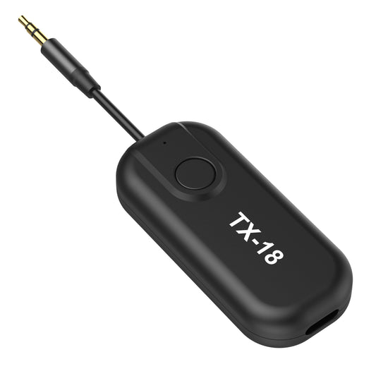 2-in-1 Bluetooth 5.0 Transmitter Receiver TV PC Car Speaker 3.5mm AUX Hifi Music Audio Adapter