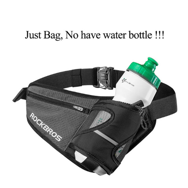 ROCKBROS Running Belt Waist Bag with Water Bottle Holder