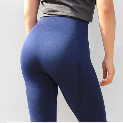 Women's Sport Leggings Hollow Out Fitness Gym Leggings Seamless Slim Tights High Waist Yoga Pants