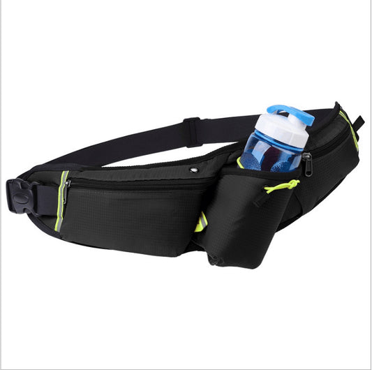 Reflective Large Capacity Sports Adjustable Waist Pouch with Bottle Pocket