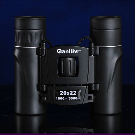 QANLIIY 20X22 Mini HD Binoculars Portable BAK-4 Prism Telescope Spotting Scope