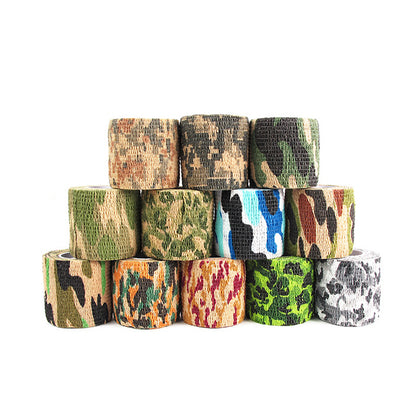 2Pcs/Set Camouflage Pattern Tape Self-adhesive Plaster Self-adhesive Tape