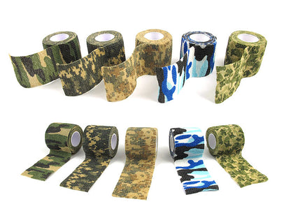 2Pcs/Set Camouflage Pattern Tape Self-adhesive Plaster Self-adhesive Tape