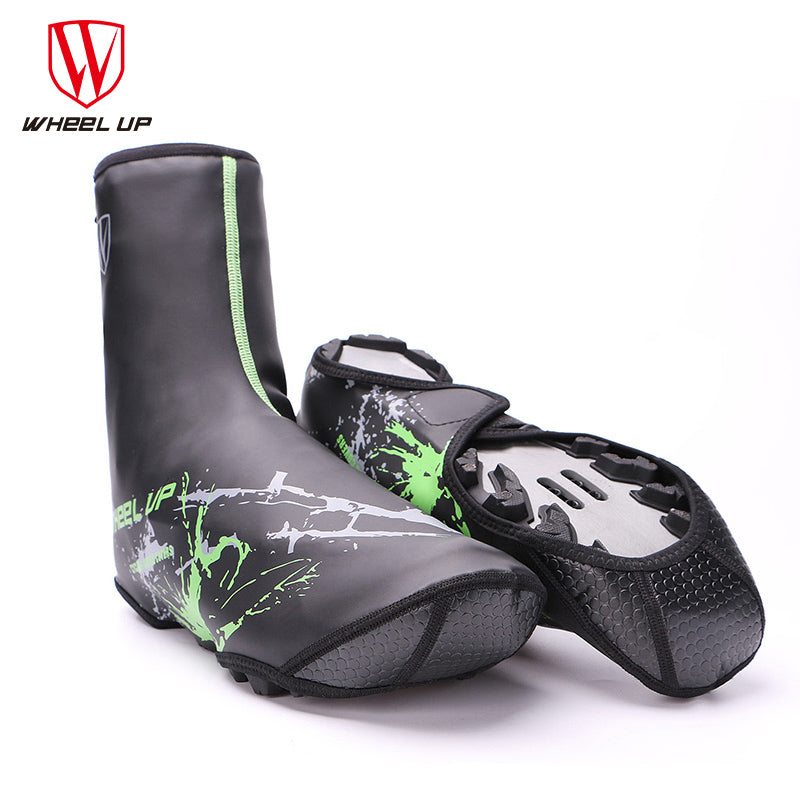 WHEEL UP Waterproof High Elasticity Highway Cycling High Boots Rain Warm Shoe Covers