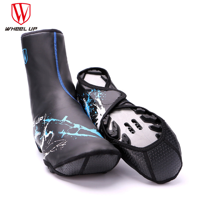 WHEEL UP Waterproof High Elasticity Highway Cycling High Boots Rain Warm Shoe Covers