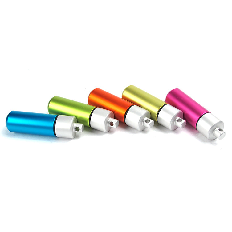 5Pcs/Set AUTO Mini Pill Box Outdoor Waterproof EDC Keychain Aluminum Alloy Travel Pill Holder