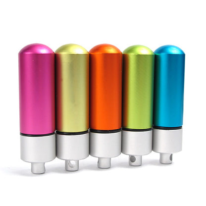 5Pcs/Set AUTO Mini Pill Box Outdoor Waterproof EDC Keychain Aluminum Alloy Travel Pill Holder