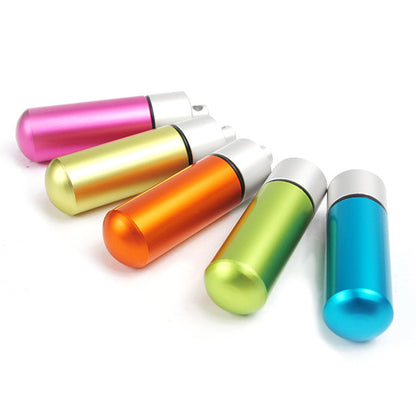 5Pcs/Set AUTO Mini Pill Box Outdoor Waterproof EDC Keychain Aluminum Alloy Travel Pill Holder