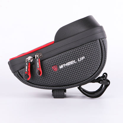 WHEEL UP Waterproof MTB Bike Top Tube Frame Handlebar 6 inch Touch Screen Mobile Phone Bag Bicycle Front Bag Cycling Pouch