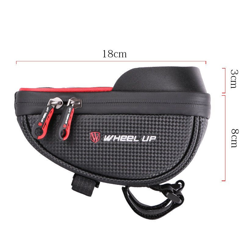 WHEEL UP Waterproof MTB Bike Top Tube Frame Handlebar 6 inch Touch Screen Mobile Phone Bag Bicycle Front Bag Cycling Pouch