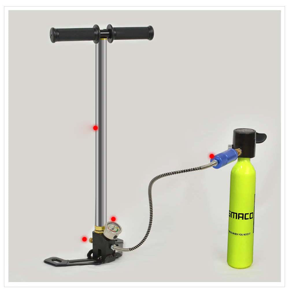 SMACO AT875 Mini Hand Operated High Pressure Air Pump Diving Equipment