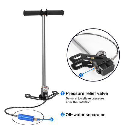 SMACO AT875 Mini Hand Operated High Pressure Air Pump Diving Equipment