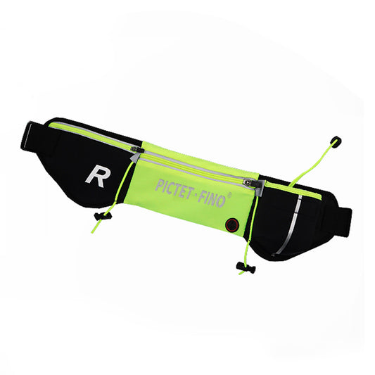 PICTET.FINO RH42 Zippered Waist Belt Bag for Traveling Running Jogging