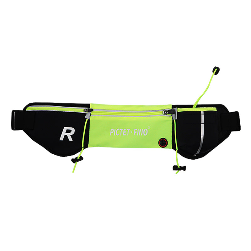 PICTET.FINO RH42 Zippered Waist Belt Bag for Traveling Running Jogging