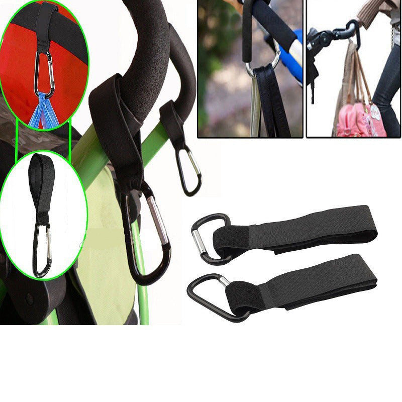 2 PCS Firm  + Aluminium Alloy Stroller Hook for Pram Baby Carriage