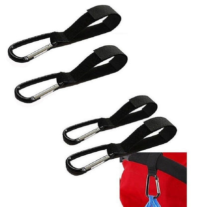 2 PCS Firm  + Aluminium Alloy Stroller Hook for Pram Baby Carriage