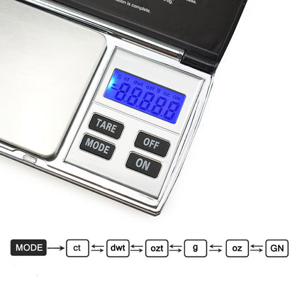 500g x 0.01g Stainless Steel Precision Digital Scale