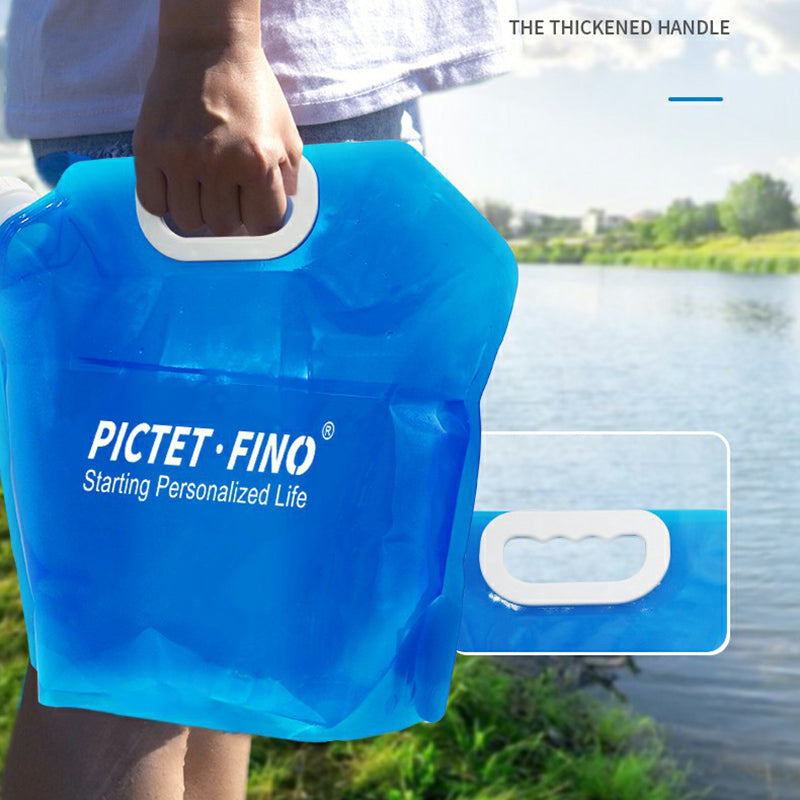 PICTET.FINO RH46 5L Water Carrier Collapsible Water Bag for Camping Hiking Picnic BBQ