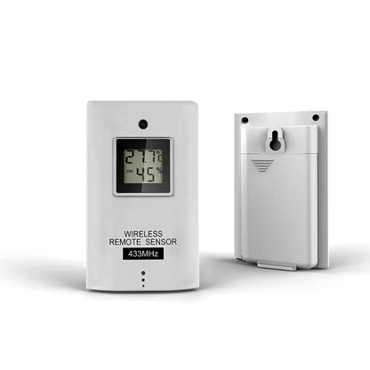 Temperature Humidity Wireless Weather Forecast Station Alarm and Snooze Thermometer Hygrometer Clock