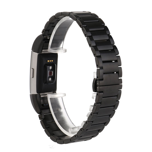 316L Stainless Steel Wrist Band Butterfly Closure for Fitbit Charge 2