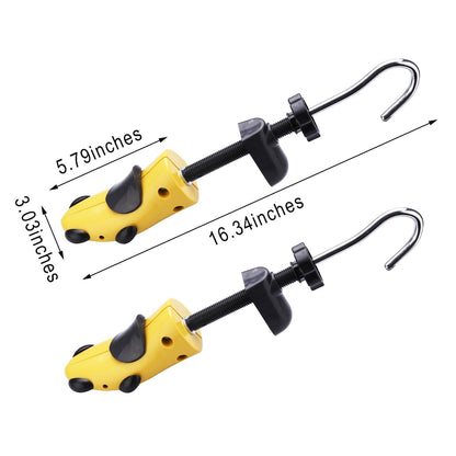 1 Pair Two Way Shoe Stretchers Tough Plastic Unisex Shoes Stretchers