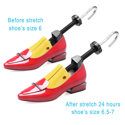 1 Pair Two Way Shoe Stretchers Tough Plastic Unisex Shoes Stretchers