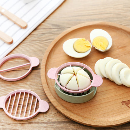 Multi-functional Wheat Straw Egg Slicers Cutter Food Divider Kitchen Utensils