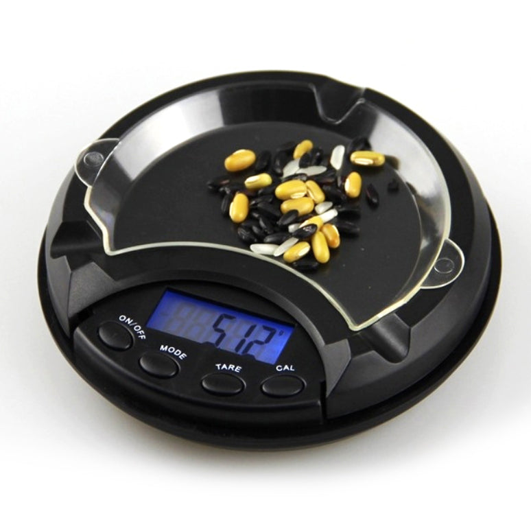 500g/0.01g Ashtray Shape Jewelry Digital Pocket Scale